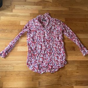Ralph Lauren silk cotton long blouse